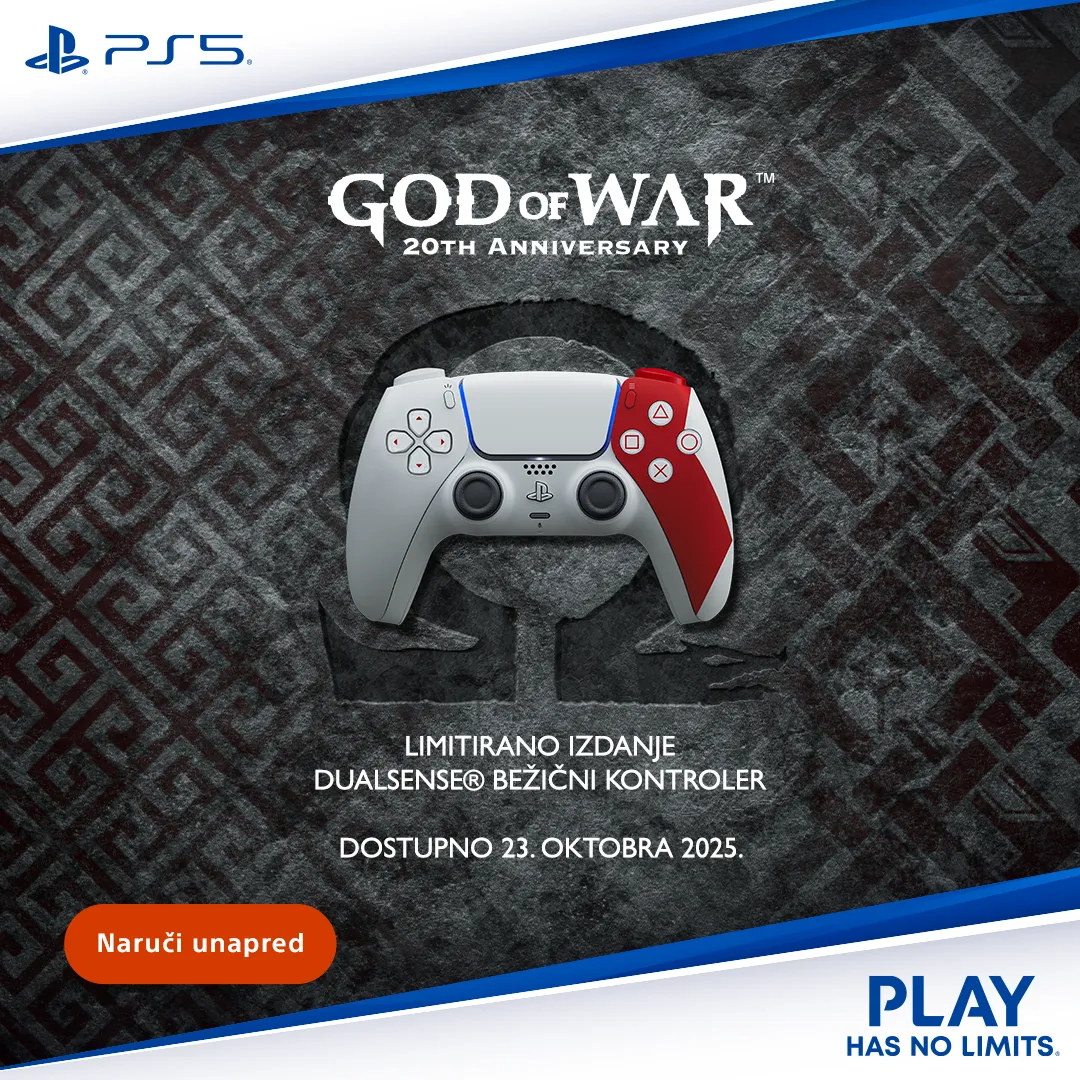 Gamepad PlayStation 5 DualSense God Of War 20th Anniversary - Limited Edition